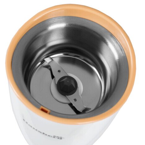 Rasnita electrica pentru cafea Hausberg HB-7566A ,alb, Putere 250W,Capacitate 50g ,Motor din cupru